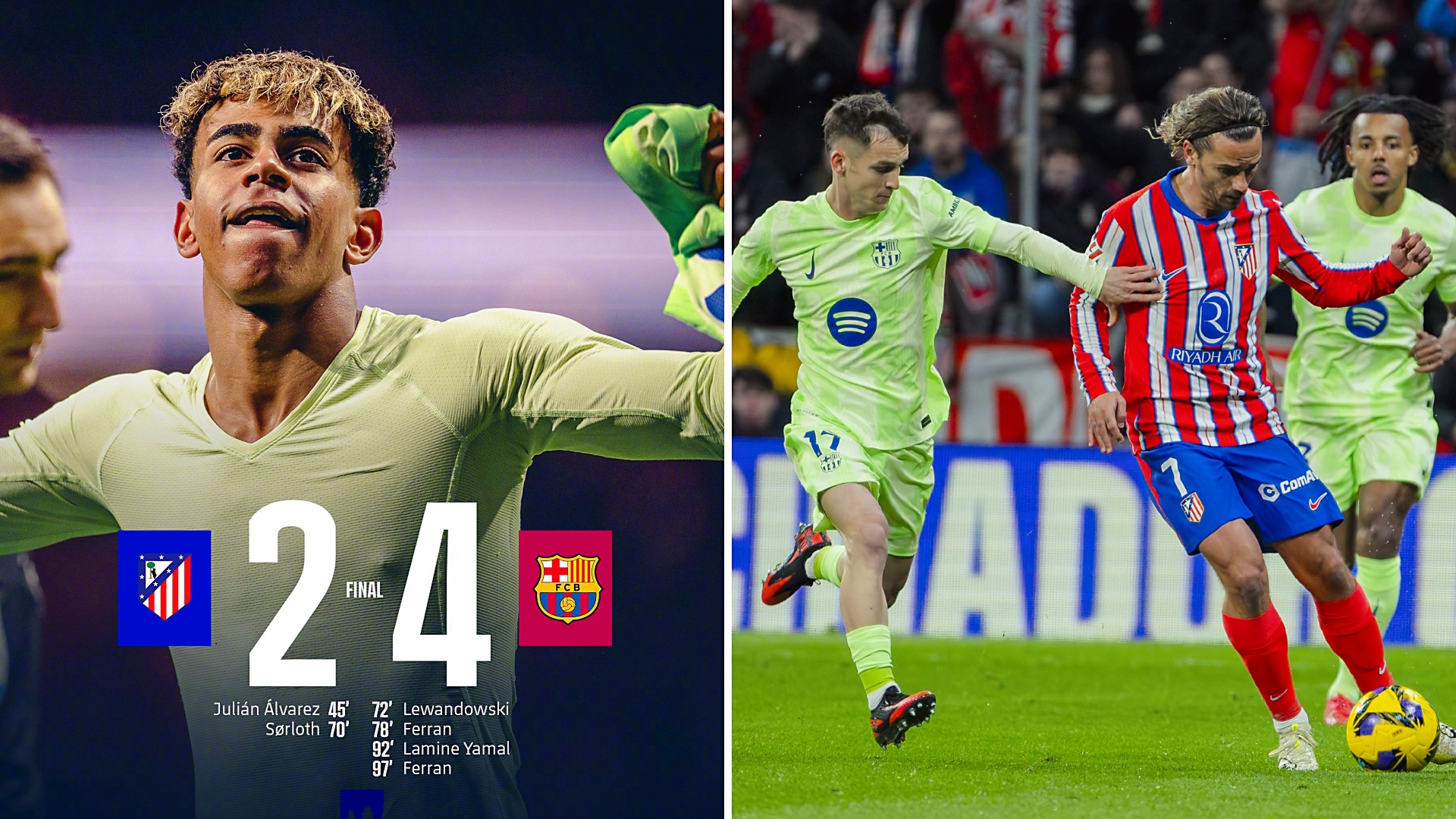 格列兹曼连场破门，巴塞罗那稳定排名的简单介绍