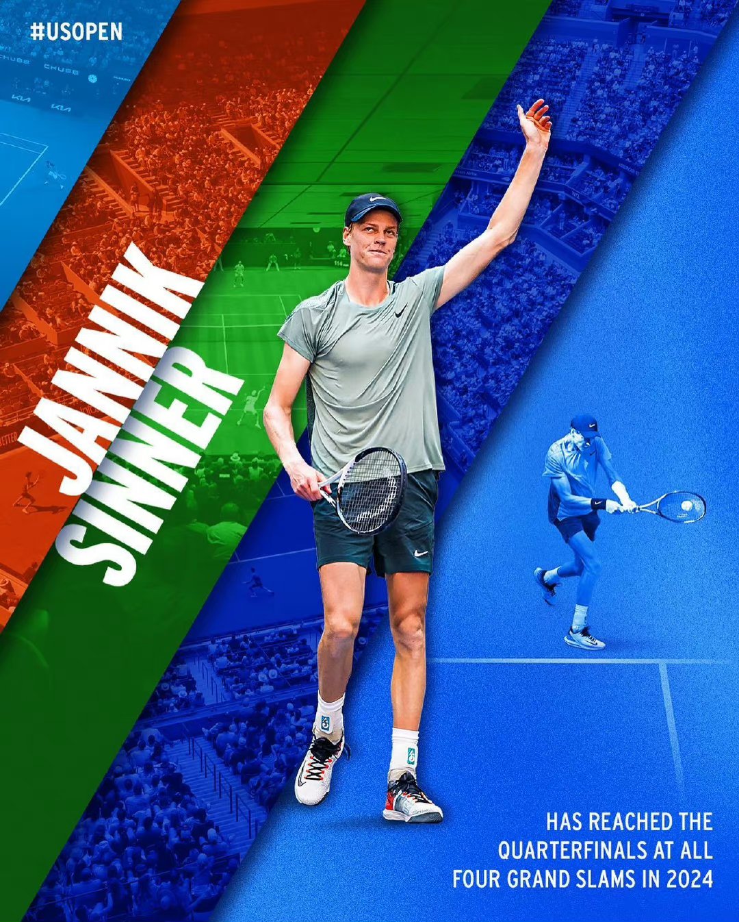 包含美网逆转法网，辛纳关键制胜的词条